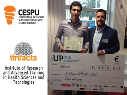 Investigadores CESPU ganham 3ª prémio do concurso "iUP25k Business Ideas Contest 2015"