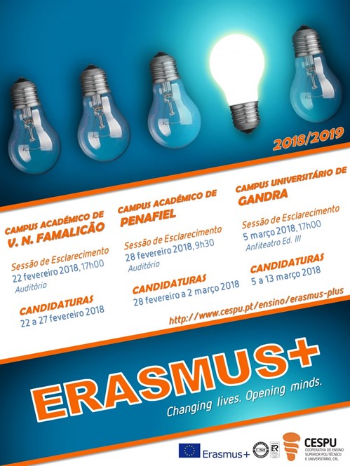 Erasmus cartaz 2017-2018