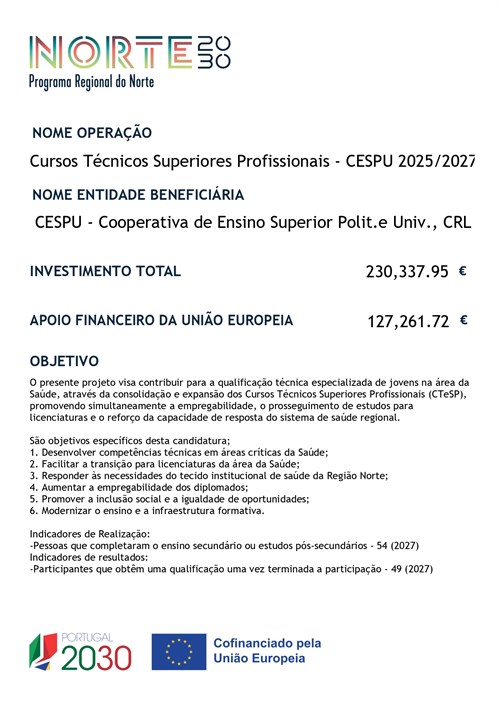 Ficha Do Projeto NORTE2030 Fseplus 03494900 Page 0001